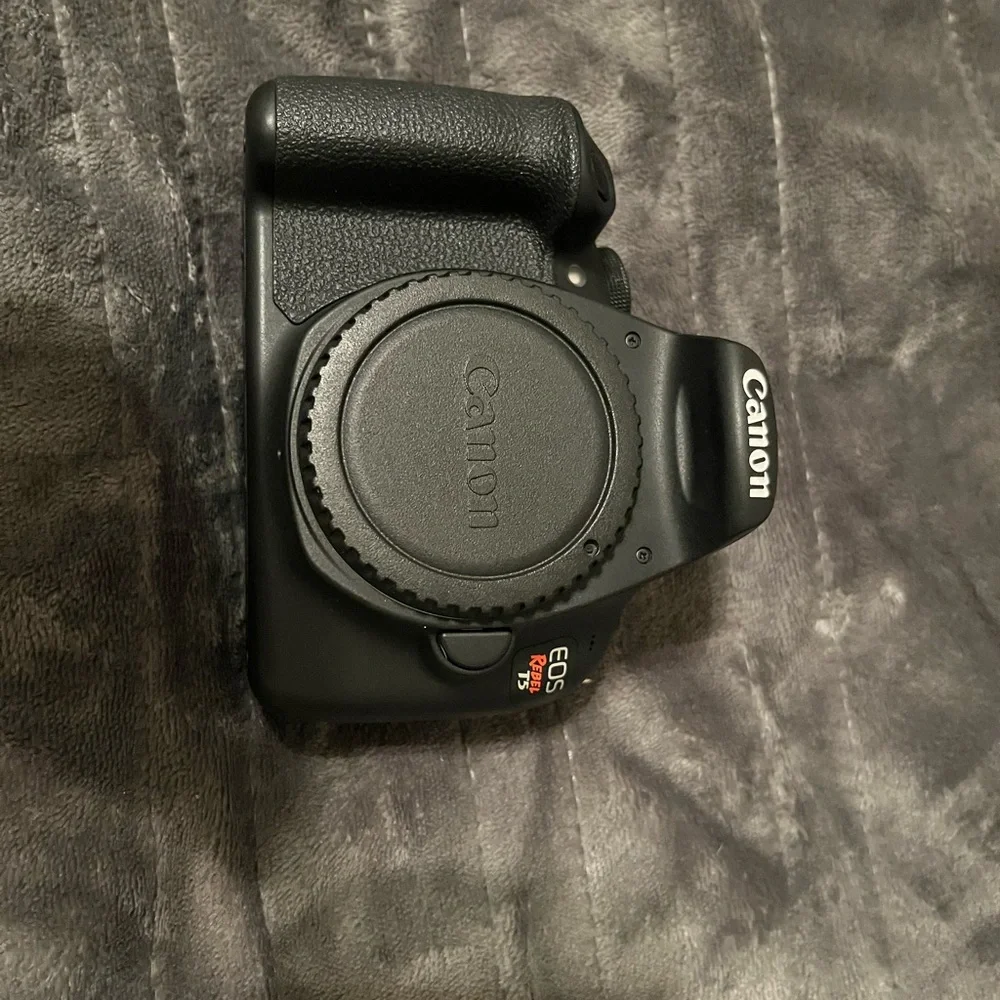 Canon EOS Rebel T5 camera with lenses